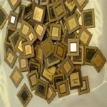 Gold Ceramic CPU Scrap High Grade CPU Scrap, Computers Cpus / Processors/ Chips Gold Rec