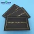 Import Gold foil logo matt black thank you card, greeting card and business card printing from China