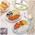 Import Good quality 304 stainless steel 3 Compartment Cute children food dining tray from China