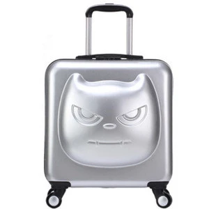 Good quality 4 wheels abs hard luggage case with embossed logo