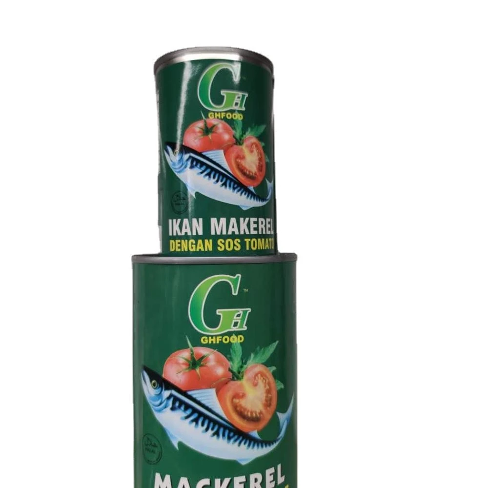 Good quality 425g Canned mackerel fish in tomato sauce and in brine with lower price
