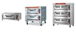 GRT-HTR-20Q Commercial Bakery Equipment Single Deck Gas Pizza Oven