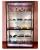Import Guangzhou museum lockable glass display cabinet showcase from China
