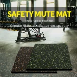 Gym Interlocking rubber tiles gym rubber floor rolls sports rubber mat