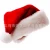 Import Hairball  short velvet hat  Santa hat Christmas hat decorations  Christmas party from China