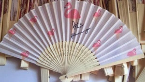 hand craft promotional paper fan