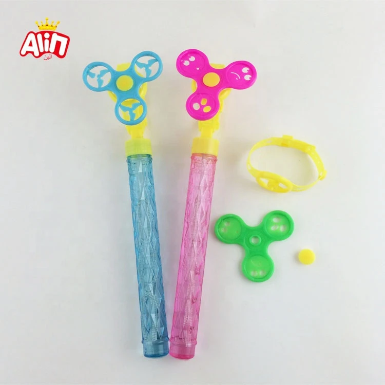 Hand phenotypic gyroscope toy with triad Oval Bubble stick Bubble Water