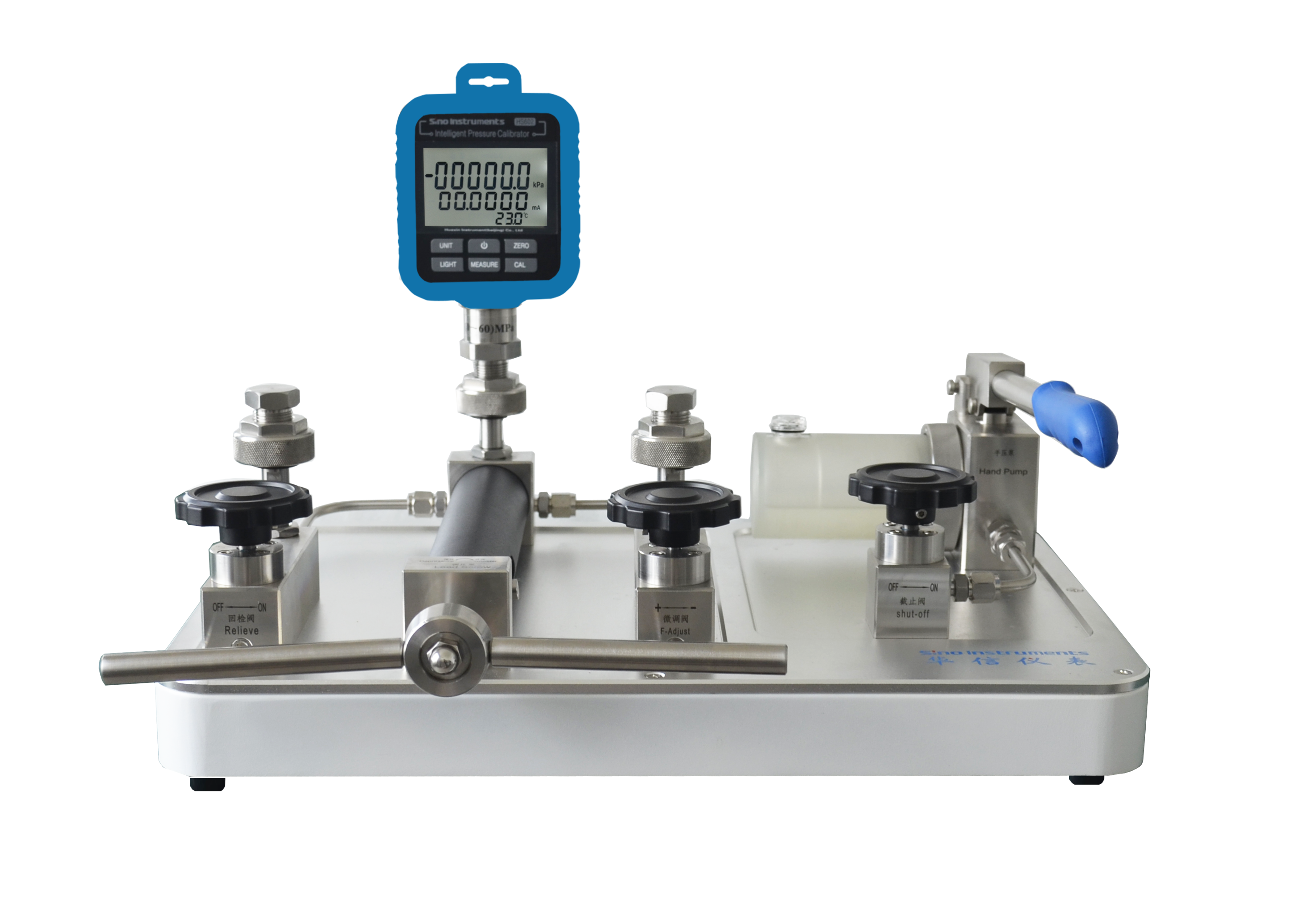 Buy Hand Pump With High Pressure Up To 37500 Psi /2500bar from Huaxin ...