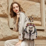 Hand-woven Sling Bag for Women, Mini Hippie Boho Cute Sling Backpack for Women