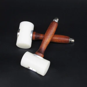 Handmade leather carving printing tools leather carving hammer nylon hammer