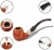 Import Handmade Wooden Straight Stem Smoking Pipe set with Accessories from China