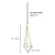 Import Hanging Air Plant Holder Himmeli for Tillandsia Airplants Display Wall Hanging Geometric Metal Tillandsia Air Plants Rack from China
