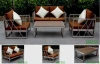 Harbo Patio Furniture Sofa outdoor resort sofa with deep seating and low coffee table home poly wood lounge Garden sofa