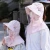 Import Hard Hat Sun Shade Droplet Prevent saliva splash Child/Women Sun Visor Hat UV Protection from China