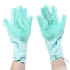 Heat Resistant Dish Washing Gloves, Silicone Cleaning Gloves Scrubber,  Magic Silicone Dishwashing Gloves