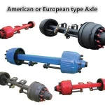 Heavy Duty American Type Drum Trailer Axle,ABS ,fit to BPW,FUWA ,12T,24T,30T,50T,60T