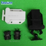 Heavy Duty Push Latch slim base, Self Lock Non-magnet Jaws Touch Latch for Cupboard Door Drawer cabinet