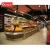Import Heavy Duty Single Double Side Gondola Shelving Supermarket Shelves Metal Supermarket Display Rack With Bread Stand from China
