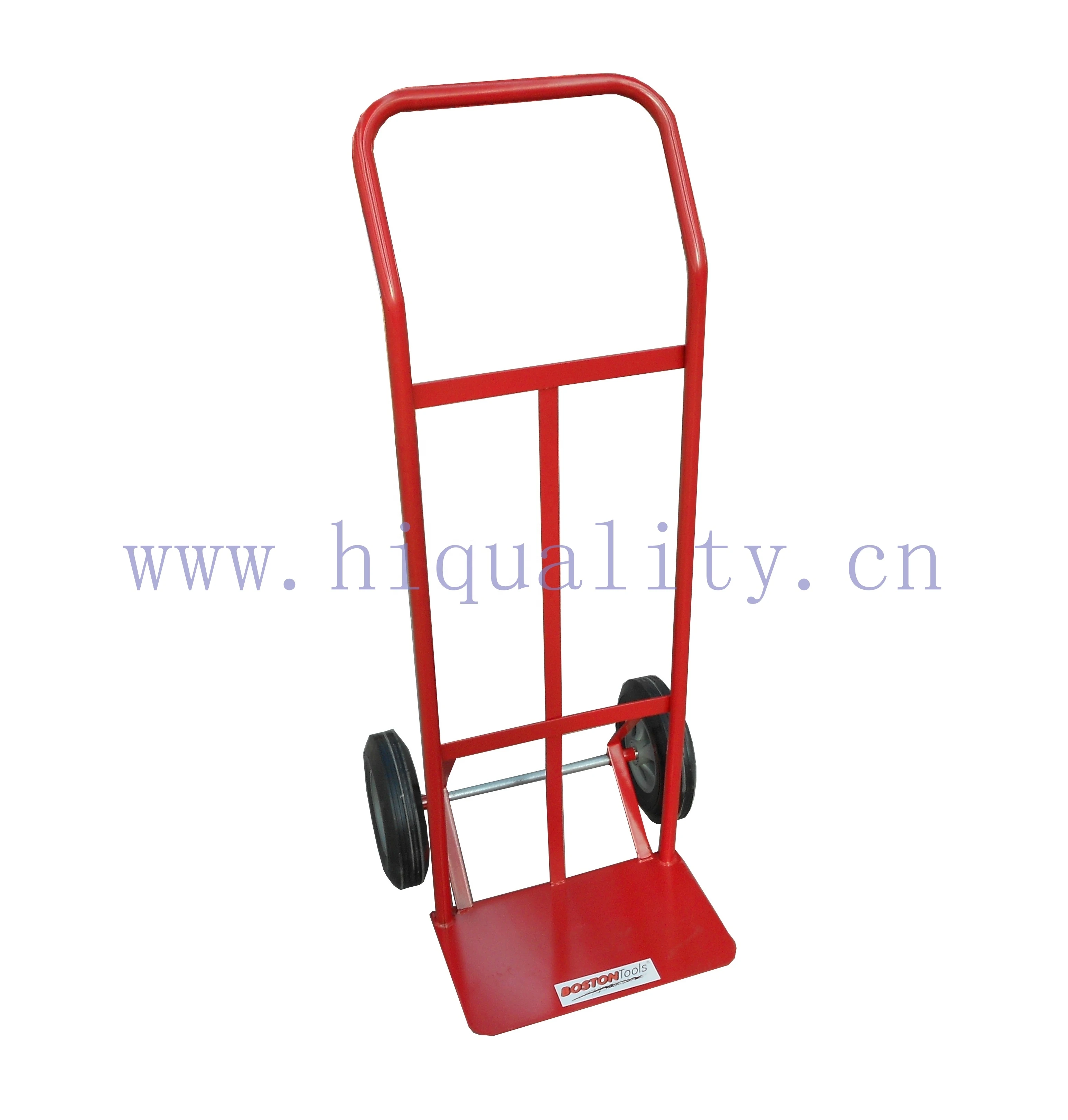 Heavy duty warehouse hand cart push truck made in china hand trolley