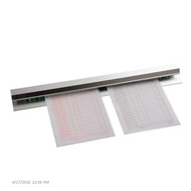 Heavybao Stainless Steel Paper Rail Tab Grabber Bar Receipt Cafe Order File Holder Bar Letter Grip Bill
