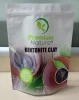 Herbal Tea Matte white stand up pouch bags with 1 color of printing on both side