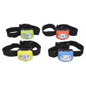 Hesoray Outdoor Portable Waterproof Mini ABS Plastic Headlamp With Adjustable Strap For Hiking Fishing