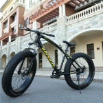high carbon steel Mountain bike adult beach snowmobile large tires male and female student variable speed vehicle