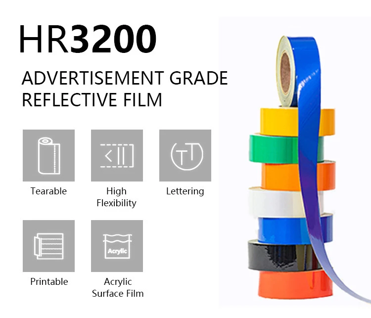 High Flexibility 3200 Reflective Tape Reflective Film Material