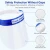 Import High Performance Clear Protective Visor Full Face Protection Visors for adults Anti-fog Plastic Face Shield from China