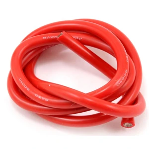 High Quality 8AWG Insulated Silicone Rubber Heating Wire 1650/0.08mm Stranded Tinned Copper Wire