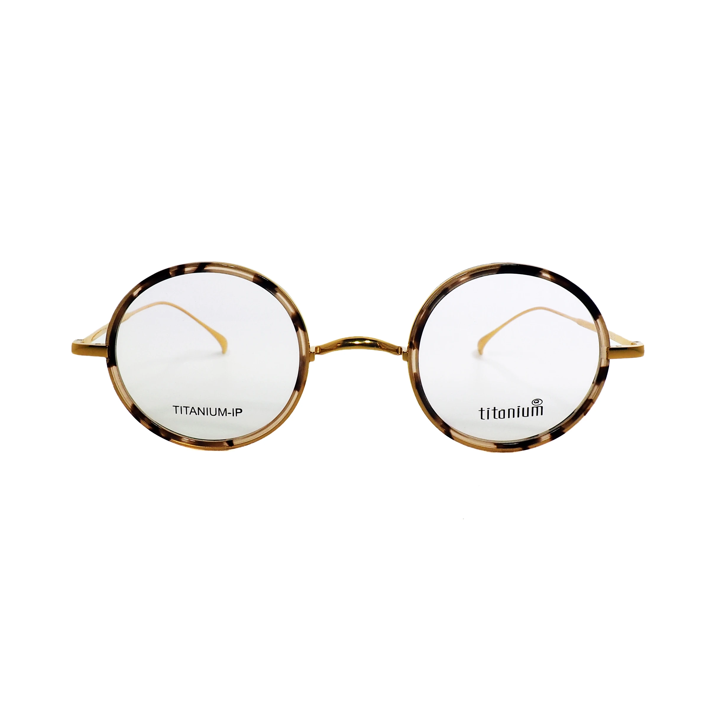 High Quality 9121 Pure Titanium Classic Round Shaped Eyeglass Frames