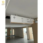 High Quality And Cheap Price Indoor Hanging Signage Led  Light Box Aluminum Profile Guide Signs For High-Speed Railway Station