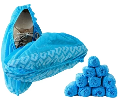 High Quality blue nonwoven anti slip shoe cover Factory Direct non woven wear-resistant disposable shoe cover