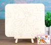 High-quality childrens coloring wood plank painting DIY graffiti material, hand-painted painting, creative art drawing board