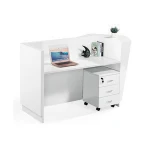 High quality custom luxury standard size office reception desk