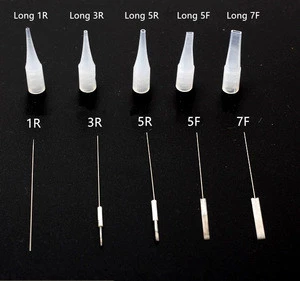 High Quality Disposable Small Size Plastic Permanent Makeup Needle Tip