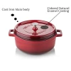 High Quality Dutch Oven Cast Iron Pot enameled 20 cm pot home cooking cookware set Made In TURKEY