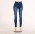 Import High quality fashion street high waisted lady jeans denim skinny stretch jeans from China