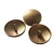 Import High quality gold brand logo custom metal dome shank button from China