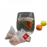High quality handmade natural herbal tea OEM label triangle tea bag