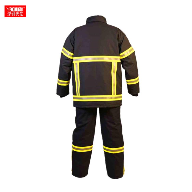 High quality high visibility heavy forest fire workwear structural firefighter suit