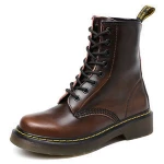 High quality ladies Boots Warm Winter led Flat Genuine Leather snow Boot Women martin Boots
