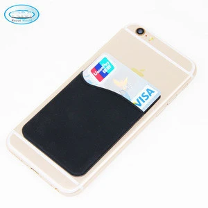 High Quality Silicone Credit Card Holder Phone, Silicone Card Holder Adhesive Phone Card Holder