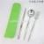 Import high quality stainless steel 304 portable cutlery set for outdoor travel from China