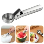 High Quality Stainless Steel Ice Cream Scoop Easy Release Scoop Watermelon and Cookie Scoops