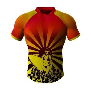 High Quality Sublimation Rugby Top Fashion Custom Rugby Top