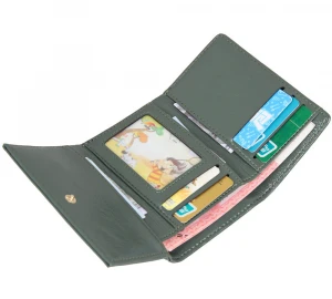 high quality zipper coin purse magic wallet leather fashion women originality wallet card case purse Magic money clip