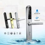 High-Security Easy To Install Electronic Keyless Entry Fingerprint Touchscreen Anti-Peep Passcode Smart Door Lock