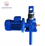high speed screw jack  for heavy duty transmission motor screw jack