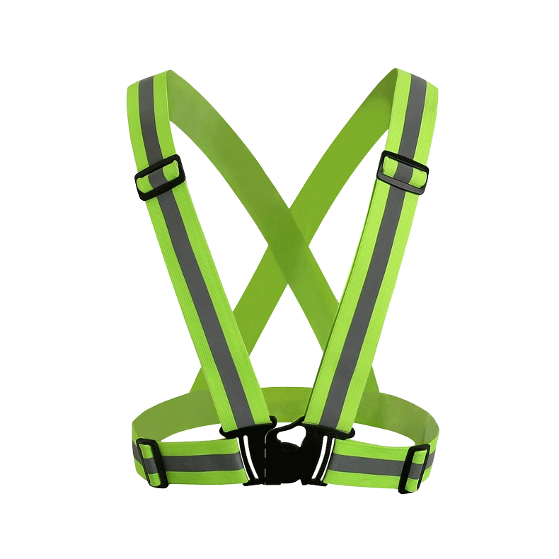 high visibility safety cheap  reflective vest /strips fluorescent yellow cheap reflective running vest with free sample